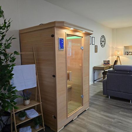 Luxus City Apartment Sauna Balkon Kueche Zentral Rostock Exterior foto